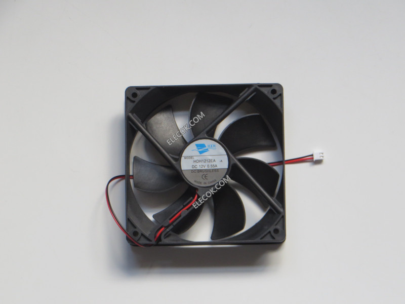 HXH HDH1212EA-A 12V 0.55A 2wires Cooling Fan