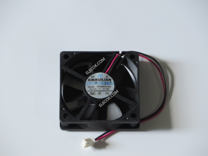 RUILIAN RDM6015S 12V 0.15A 2wires cooling fan