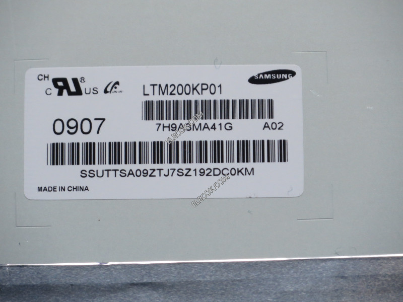 LTM200KP01 20.0" a-Si TFT-LCD Painel para SAMSUNG 