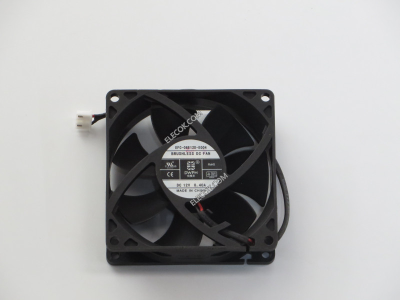 DWPH EFC-08E12D-E004  12V 0.40A 2wires cooling fan Refurbished