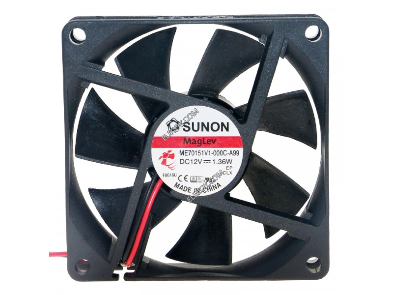 SUNON ME70151V1-000C-A99 12V 1,36W 2 câbler ventilateur 