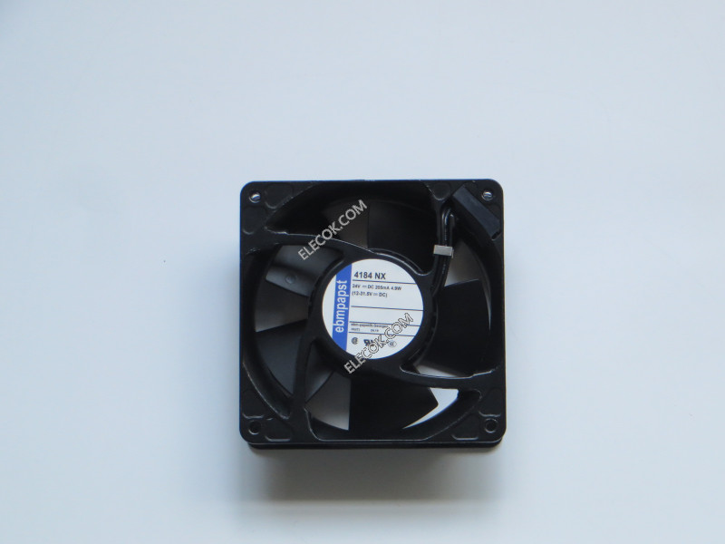 EBM-Papst TYP 4184NX 24V 4,9W 205mA Cooling Fan with socket connection new 