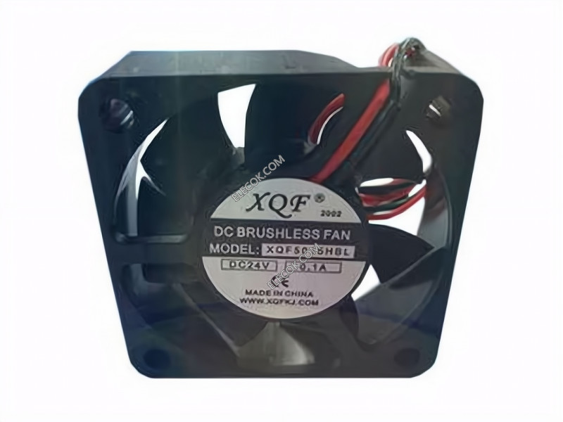 XQF XQF5015HBL 24V 0,1A 2 draden Koeling Ventilator 