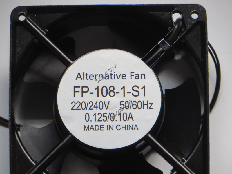 COMMONWEALTH FP-108-1-S1 220/240V 0,125/0,1A 2wires Cooling Fan substitute 
