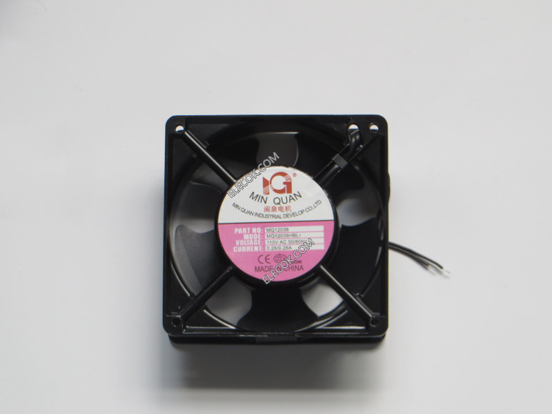 MIN QUAN MQ12038HBL1 110V  50/60HZ   2 wires Cooling Fan
