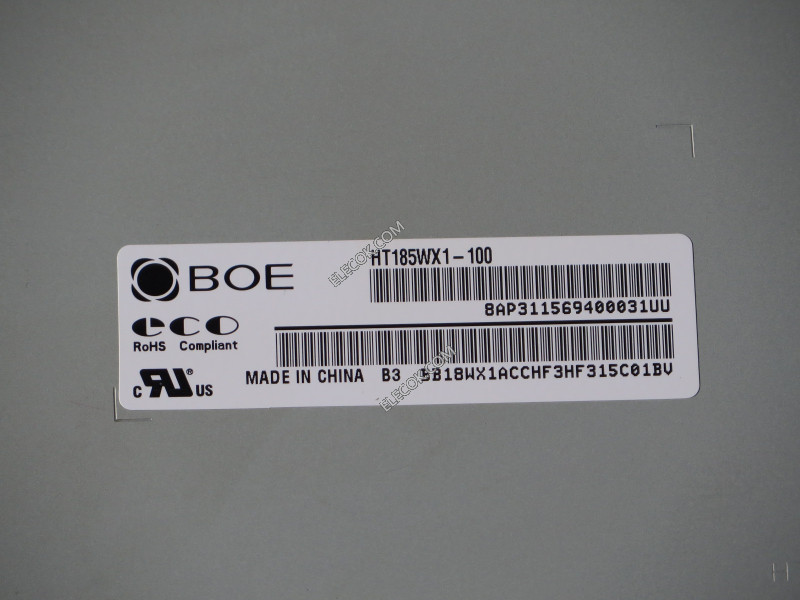 HT185WX1-100 18,5" a-Si TFT-LCD Paneel voor BOE gebruikt 