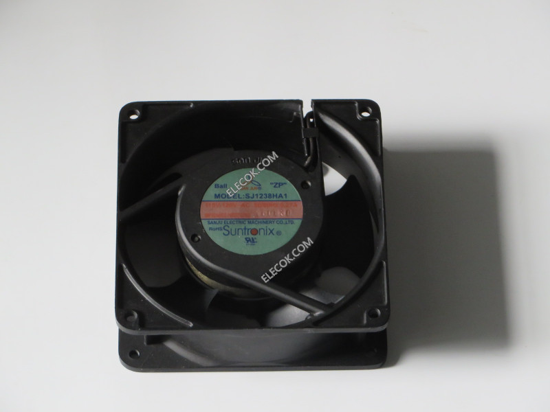 SANJU SJ1238HA1 110/120V 0.27A  Cooling Fan With plug connection