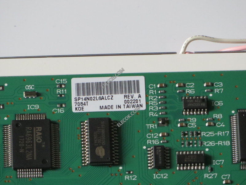 SP14N02L6ALCZ 5,1" FSTN-LED Panel para KOE 5V voltaje Original 