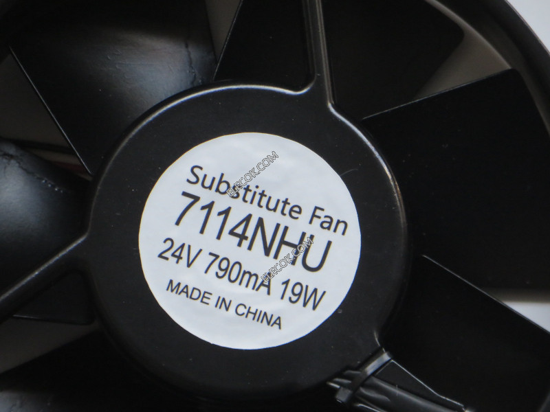 Ebmpapst 7114NHU 24V 790mA 19W fan substitute og refurbished (without waterproof) 
