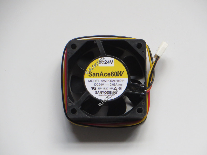 Sanyo 9WP0624H4011 24V 0.06A 3線冷却ファン代替案