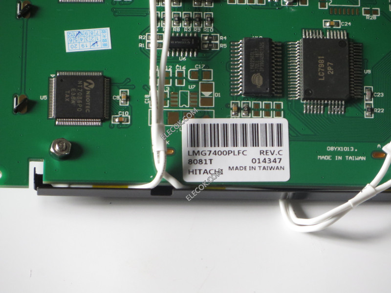 LMG7400PLFC 5.1" FSTN LCD パネルにとってHITACHI 代替案青膜新しい
