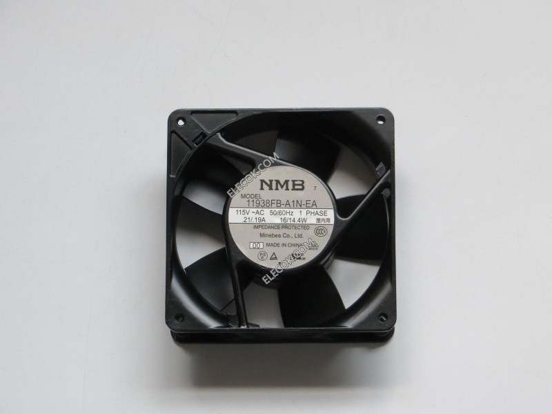 NMB Technologies 11938FB-A1N-EA-00 115V 50/60Hz 16/ 14.4W  AC Fans，refurbished 