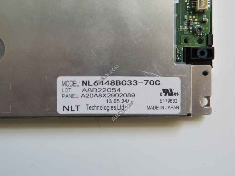 NL6448BC33-70C 10,4" a-Si TFT-LCD Painel para NEC usado 