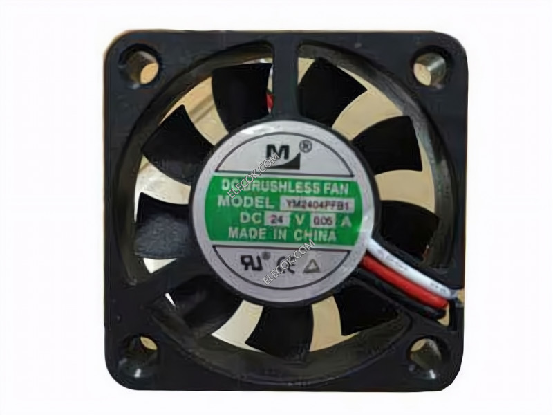 M YM2404PFB1 24V 0.09A 2wires Cooling Fan