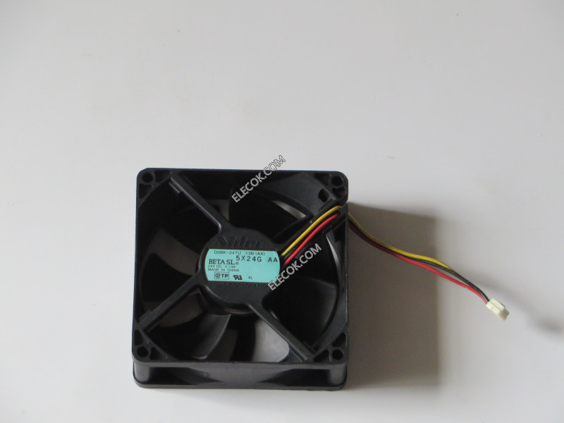 Nidec D08K-24TU 13B 24V 0.13A 3wires cooling fan