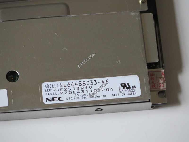 NL6448BC33-46 NEC 10,4" LCD novo 
