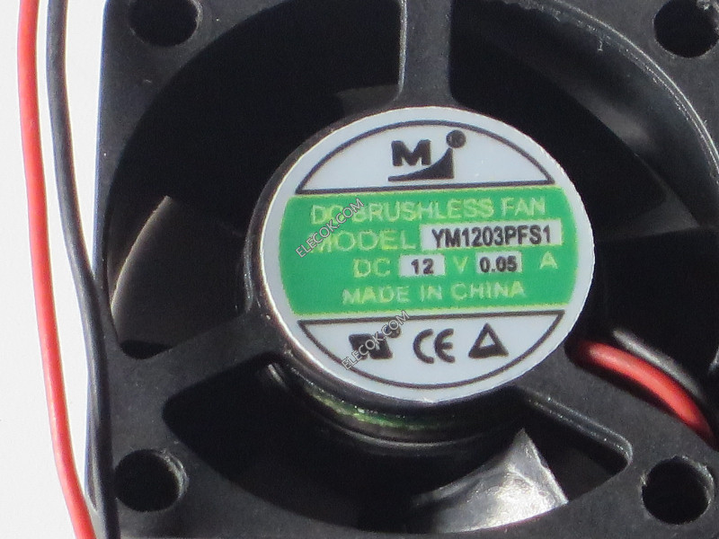 M YM1203PFS1 12V 0,05A 2 przewody Cooling Fan 