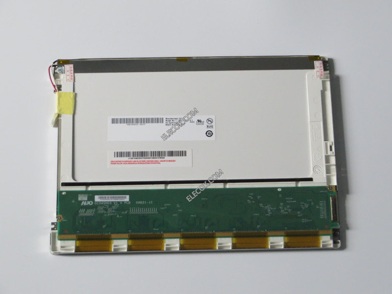 G104SN03 V1 10,4" a-Si TFT-LCD Panel för AUO 