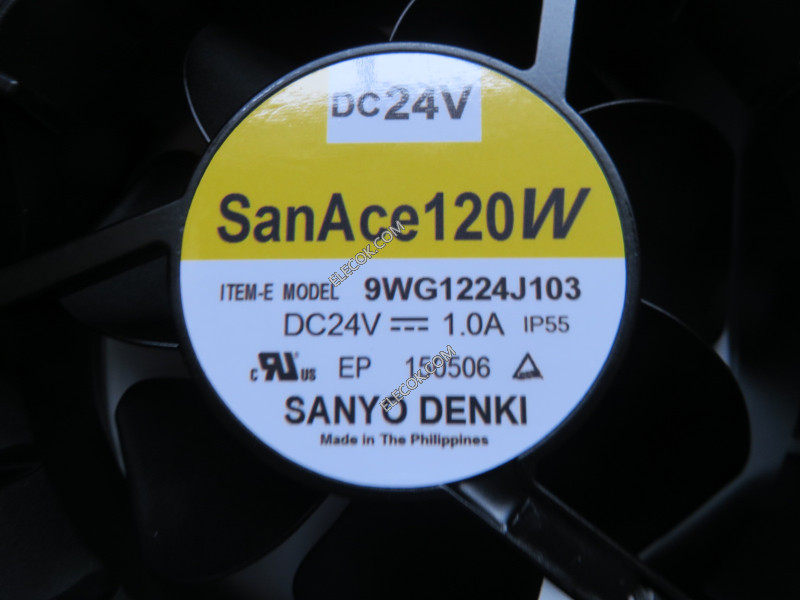 Sanyo 9WG1224J103 24V 1.0A 2wires Cooling Fan
