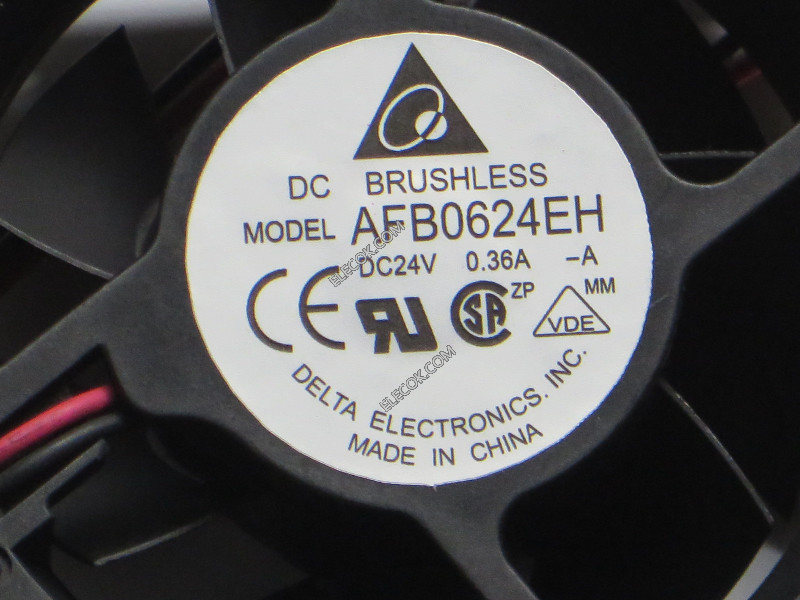 DELTA AFB0624EH-A 24V 0,36A 5,76W 2wires Cooling Fan 
