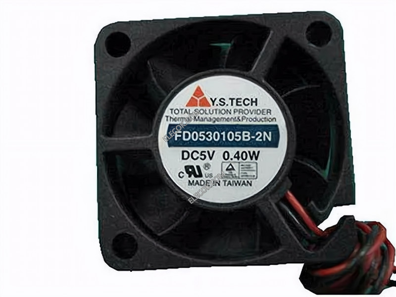 Y.S.TECH FD05030105B-2N 5V 0.4W Cooling Fan