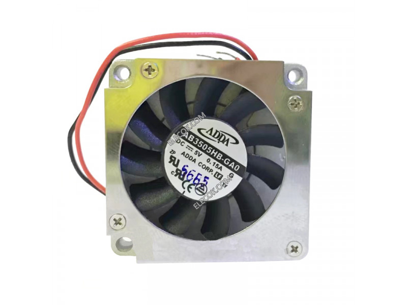 ADDA AB3505HB-GA0 5V 0,14A 2 ledninger Cooling Fan 