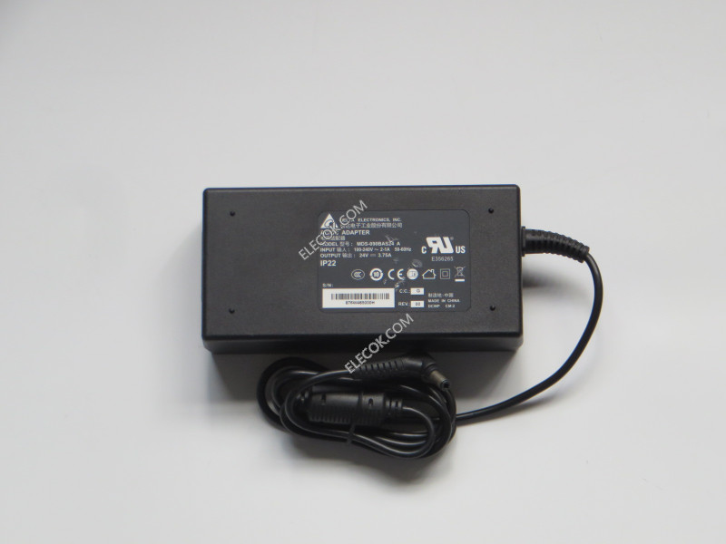 DELTA Delta AC/DC ADAPTER 24V3.75A MDS-090BAS24 A,interface is 5.5*2.5MM