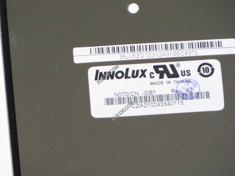 N070ICN-GB1 7.0" a-Si TFT-LCD Panneau pour INNOLUX 