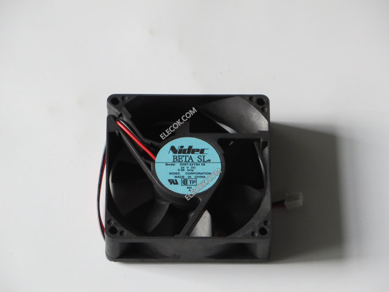Nidec D08T-24TS4 09 24V 0,26A 2wires cooling fan 