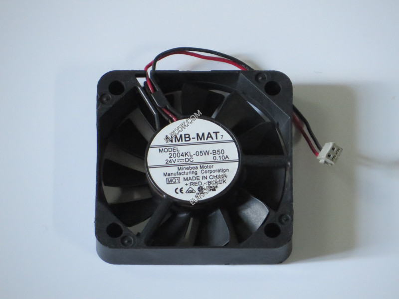 NMB 2004KL-05W-B50 24V 0.1A 2wires Cooling Fan Refurbished