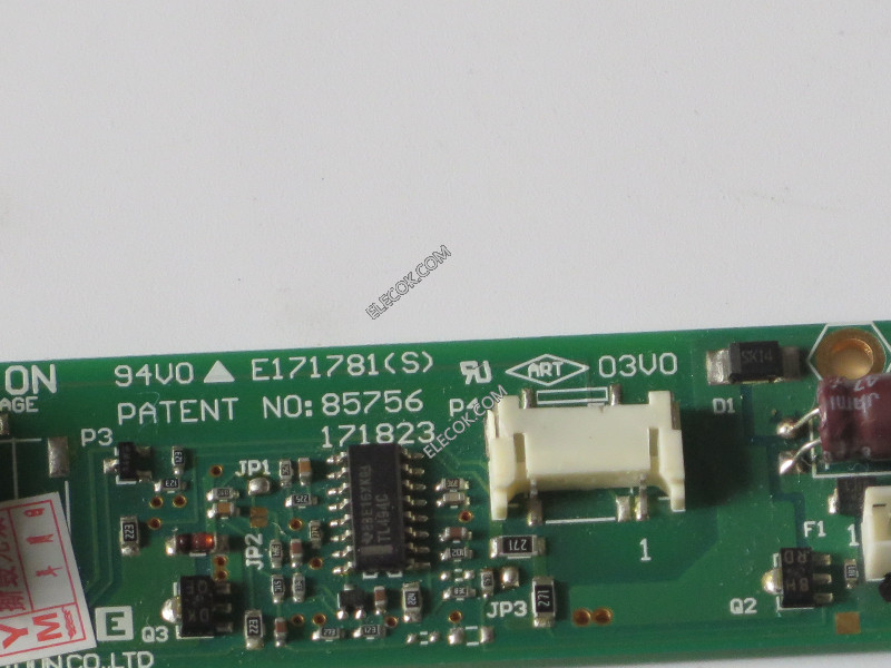 E171781(S) QF117V1 QF117V1 Backlight Inverter, connect 2 lights, used