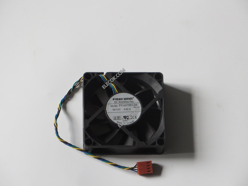 FOXCONN PVA070F12H 12V 0.42A 4wires Cooling Fan