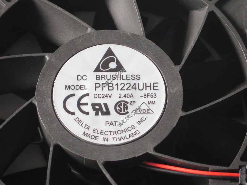 DELTA PFB1224UHE-8F53 24V 2,4A 2wires Cooling Fan 
