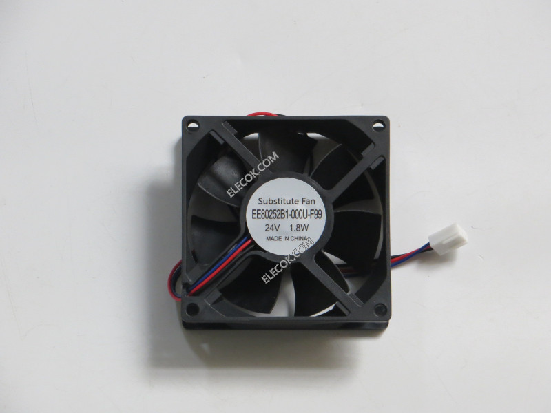 Sunon EE80252B1-000U-F99 24V 1.8W 3wires Cooling Fan Substitute 