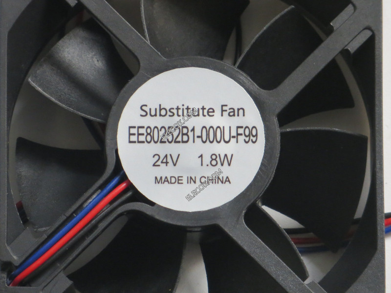 Sunon EE80252B1-000U-F99 24V 1.8W 3wires Cooling Fan Substitute 
