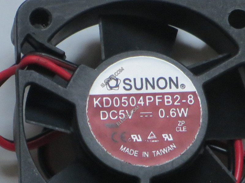 Sunon KD0504PFB2-8 4010 5V 0,6W 2 ledninger Kjølevifte 