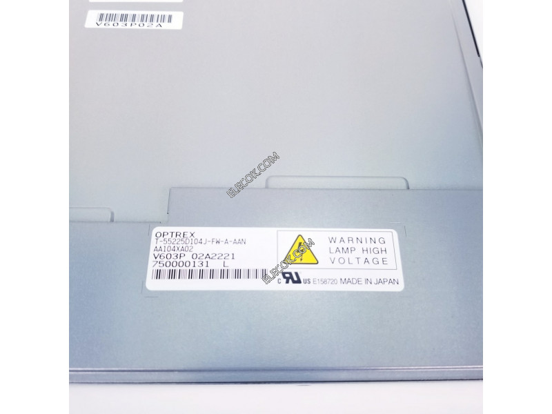 AA104XA02 10.4" a-Si TFT-LCD パネルにとってMitsubishi 