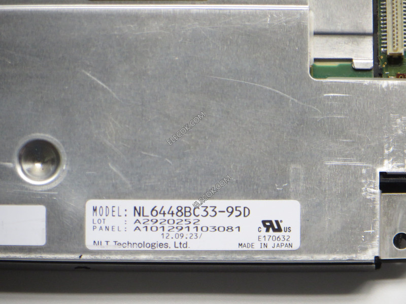 NL6448BC33-95D 10.4" a-Si TFT-LCD パネルにとってNEC 中古品