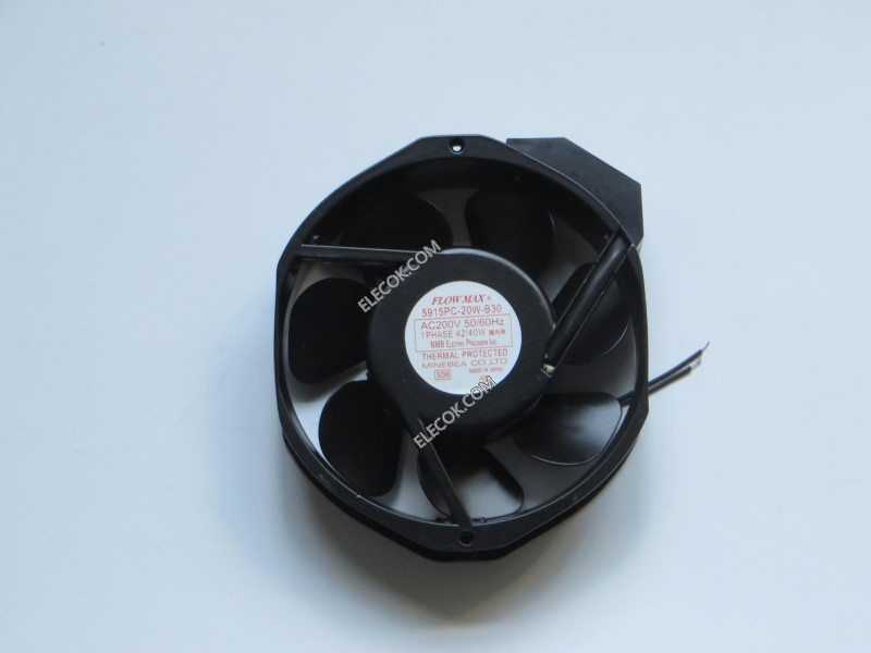 NMB 5915PC-20W-B30-S08 200V 42/40W 2wires Cooling Fan
