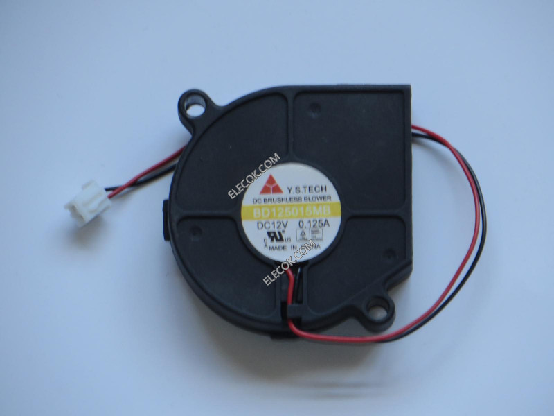 Y.S.TECH BD125015MB 12V 0,125A 2wires Cooling Fan 