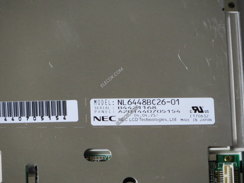 NL6448BC26-01 NEC 8,4" LCD Painel usado 