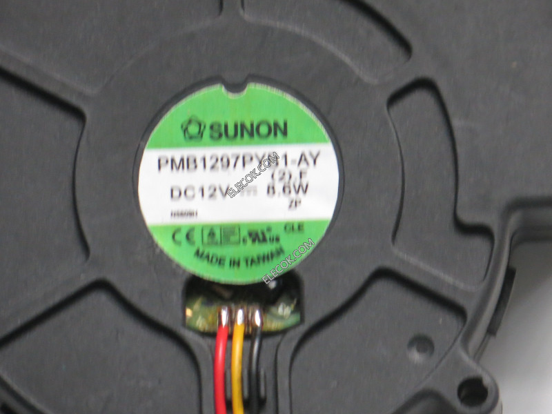 SUNON  PMB1297PYB1-AY(2).F  DC 12V   8.6W   3wires Cooling Fan