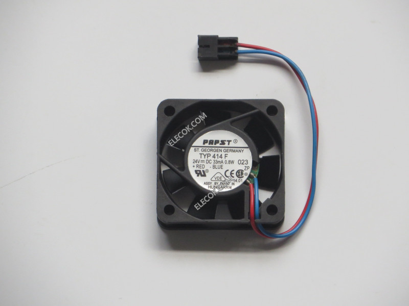 EBM-Papst TYP 414F 24V 0,8W 2wires Cooling Fan 