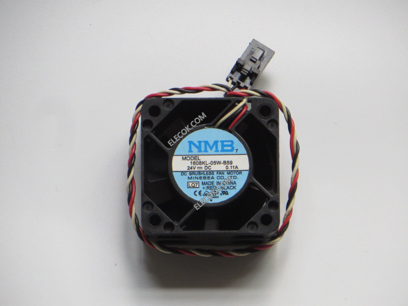 NMB 1608KL-05W-B59-LQ7 24V 0.11A 3wires Cooling Fan
