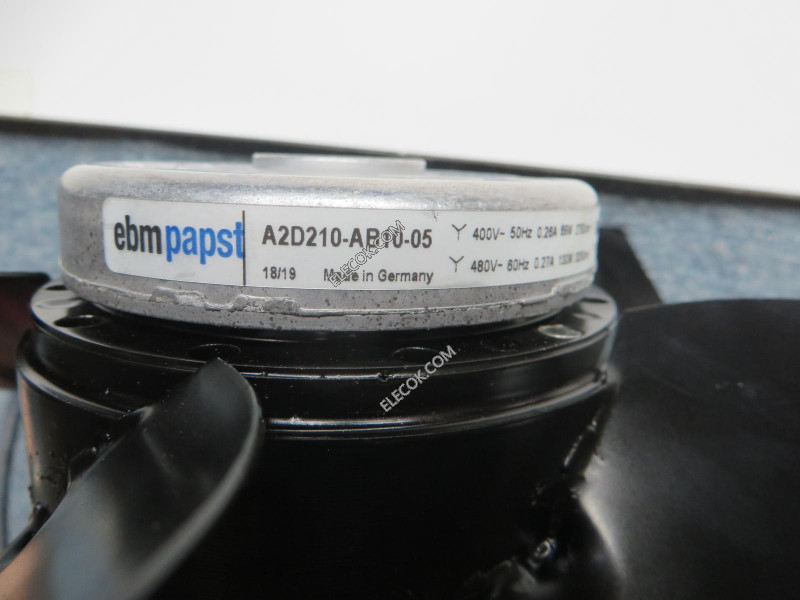EBM-PAPST A2D210-AB10-05 M2D068-CF 400V 50/60HZ Koeling Ventilator 