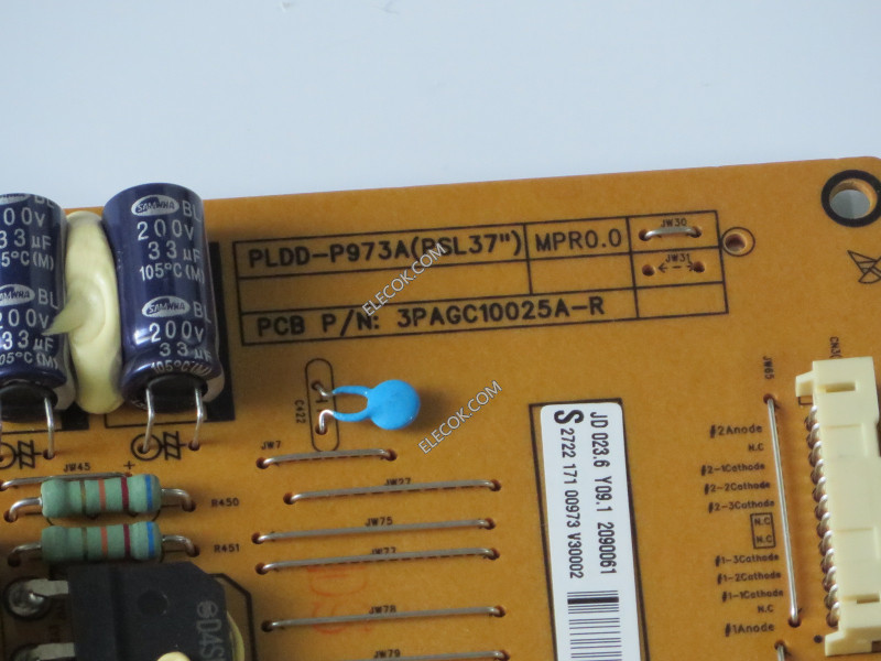 3PAGC10025A-R LG carte de puissance PLDD-P973A usagé 