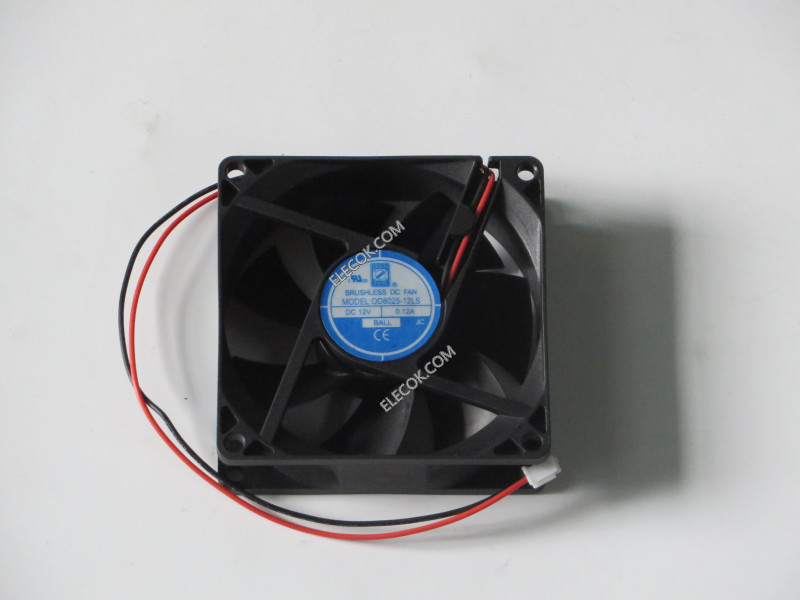 Orion OD8025-12LS 12V 2wires Cooling Fan  replacement