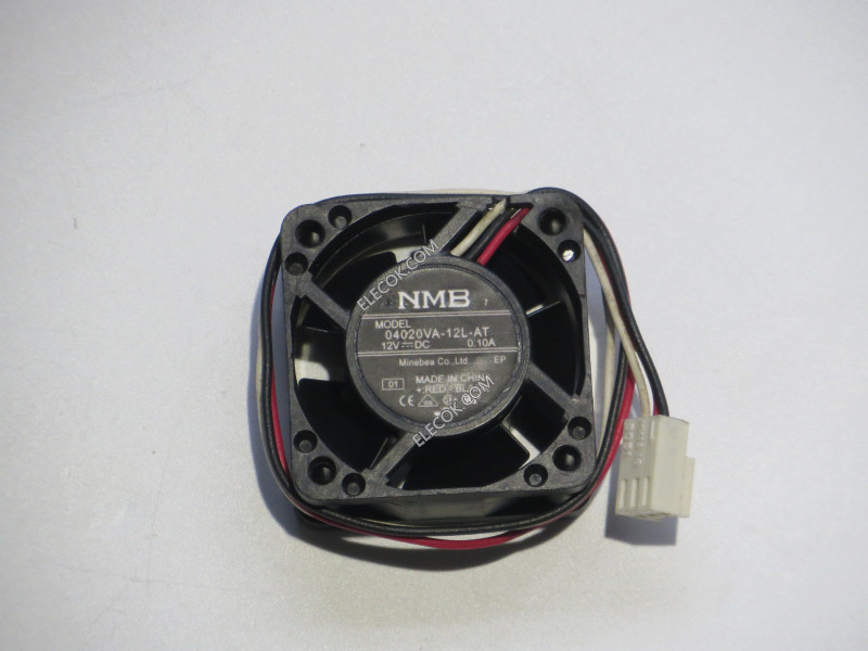NMB 04020VA-12L-AT 12V 0.10A 3 kablar Kylfläkt 