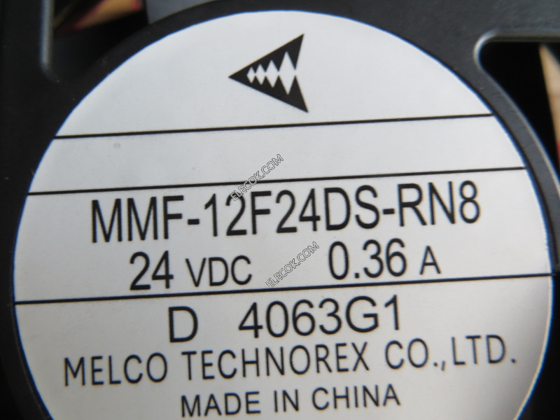 MitsubisHi MMF-12F24DS-RN8 24V 0,36A 2 draden Ventilator 