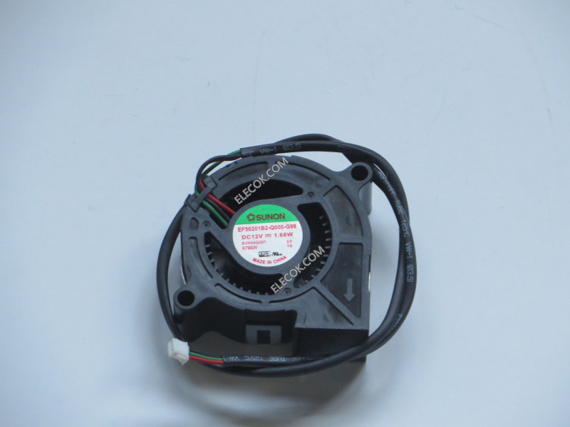 SUNON EF50201B2-Q000-G99 12V 1.68W 3wires Cooling Fan